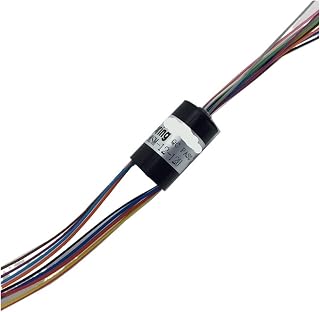 Slip Ring 1pc 4/6/8/12/18 Channels 1.5A 12.5mm Conductive Slip Ring for RC Drone Gimbal Handheld Stabilizer Pan Tilt Rotate(6 Wires)