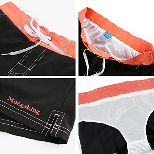Meegsking Women Quick Dry Swimwear Trunks Sports Board Shorts With Soft Briefs Inner Lining #TOP3