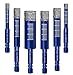 Larouoba 6pcDiamond Drill Bit, Masonry Drill Bits Set for Porcelain Tile Ceramic Stone Granite Marble Hex Shank Diamond Hole Saw Drill Bit with Size 3/16â€ to 9/16â€ (Blue)