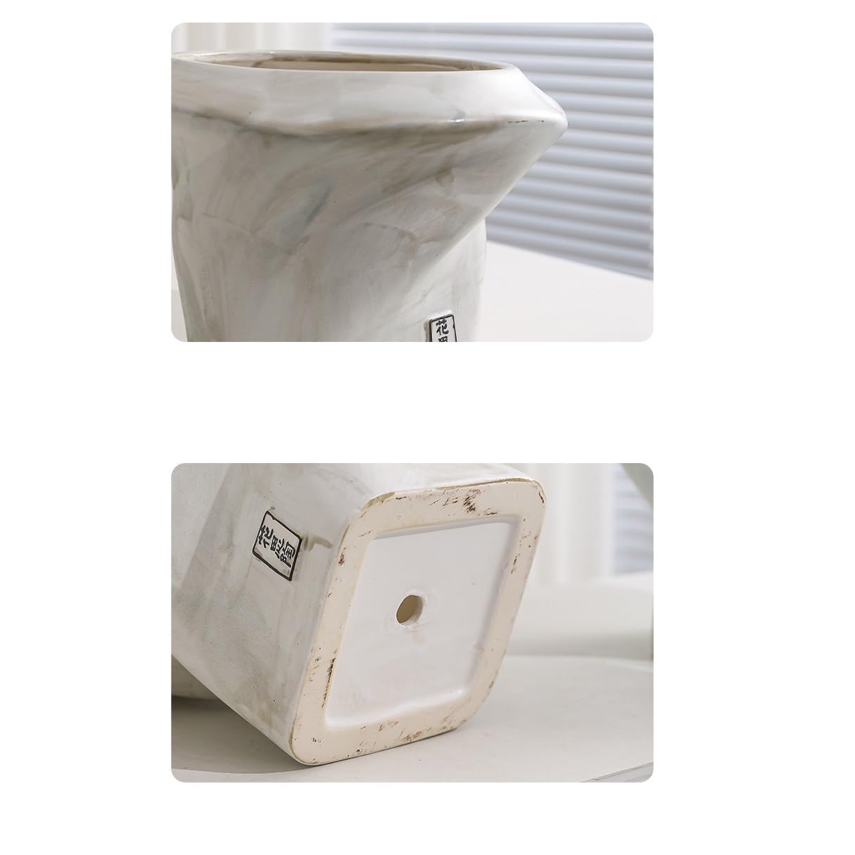 doniczki Ręcznie szczypta kreatywny kształt doniczka do salonu wewnętrzna zieleń orchidea ceramiczna doniczka doniczki ceramiczne