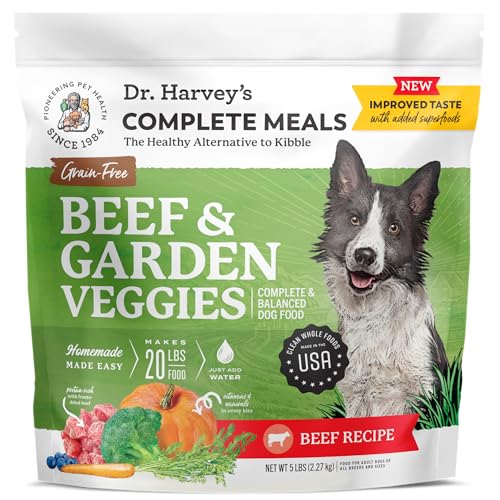Dr. Harvey's Beef & Garden Veggies Dog Food, Human Grade