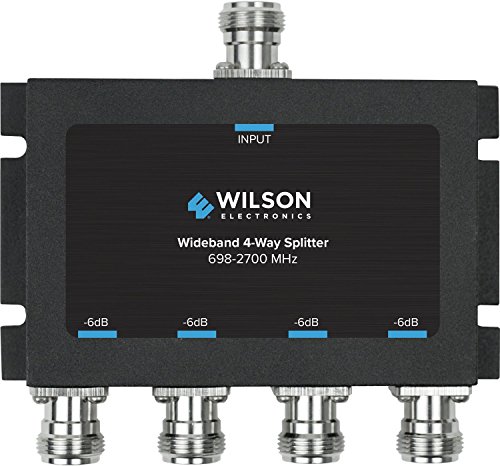 weBoost Wilson Electronics -6 dB 4-Way Splitter, N-Female (50 Ohm)