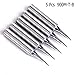 QISF 5 PCS 900M-T-B + 5 PCS 900M-T-I Lead-free Soldering Solder Iron Tips Replacement for Hakko, Radio Shack, TENMA, ATTEN, QUICK, Aoyue, Yihua Soldering Station And More Tool