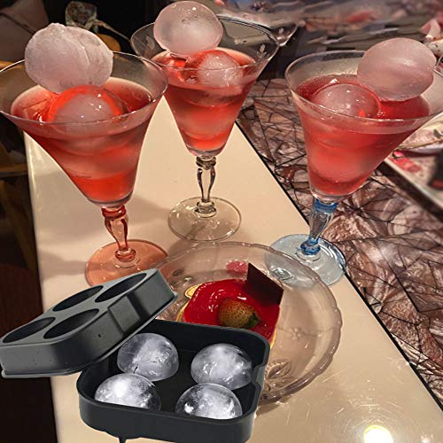 Molde para cubos de hielo esféricos de silicona KAIDEE 2 pcs miniatura 4