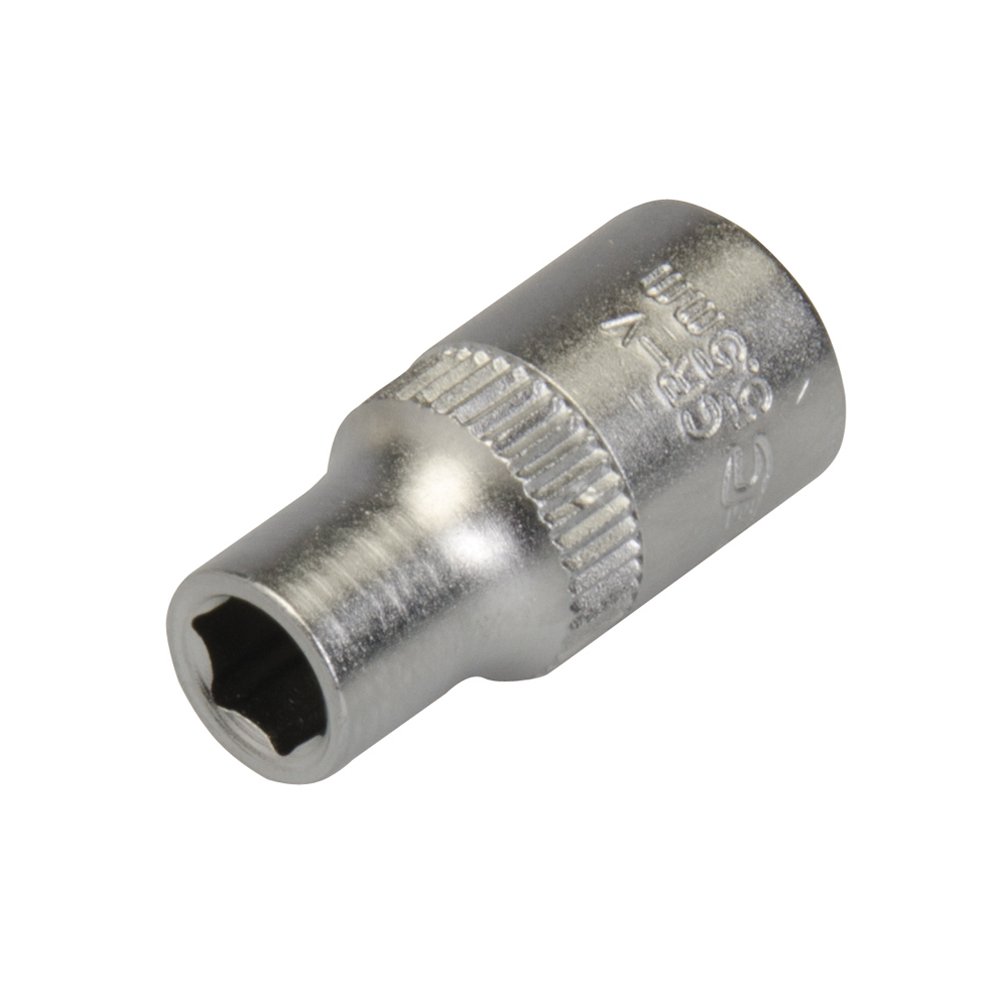 Silverline 555524 Socket 1/4" Drive 6pt Metric 5.5 mm