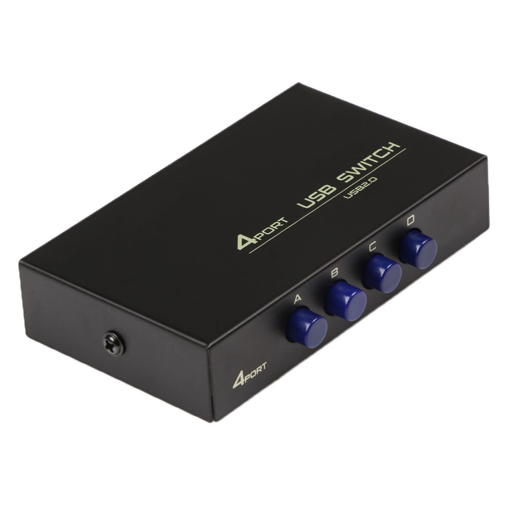 LipiWorld® USB 2.0 4Port Switch Sharing Switcher Selector Adapter Hub for PC Scanner Printer-Black 4 Port USB Switch (B07F38FRLR) Amazon Price History, Amazon Price Tracker