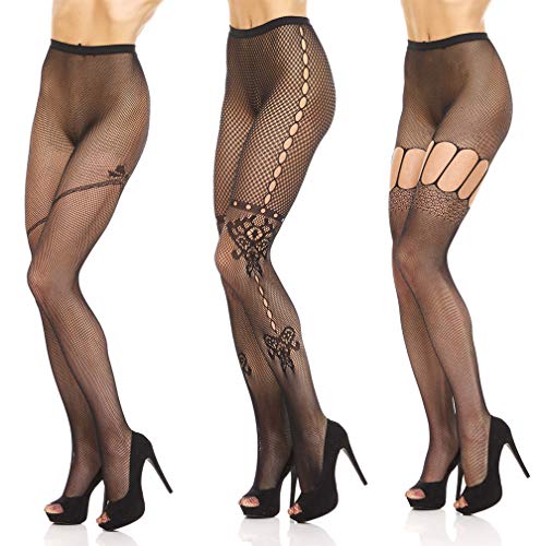 Image of DARESAY Opaque Tights for Women- Women's Opaque Microfiber Tights, Comfy & Silky Pantyhose or Stockings for Women, 3-Pack.