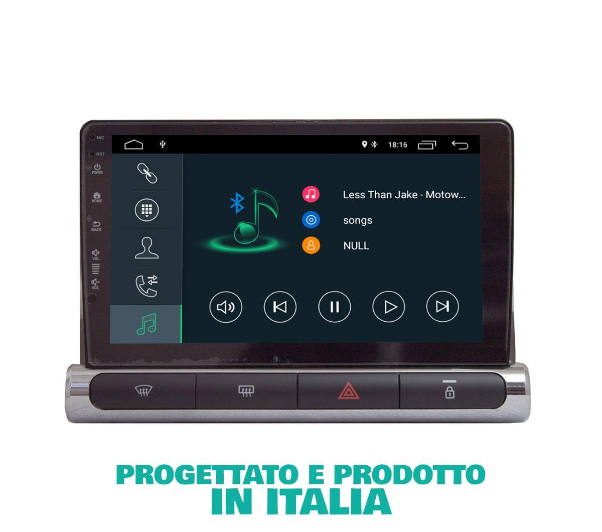 JF Sound - Autoradio Custom Fit X7C - Per Citroën C3 (2016-2023) - 9" Touchscreen - CarPlay/Android Auto via Cavo - DAB+ - Octa-Core - 2GB RAM - 32GB ROM - Navigatore GPS - Bluetooth Integrato
