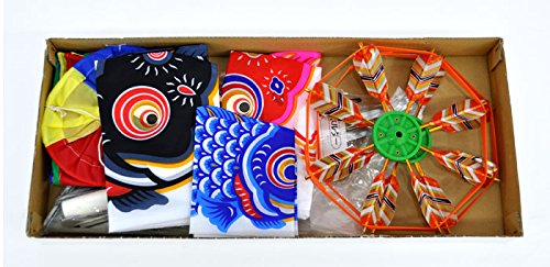 Amazon | 鯉のぼり 1m ナイロンタフタ友禅染め 三色 鯉のぼりフル