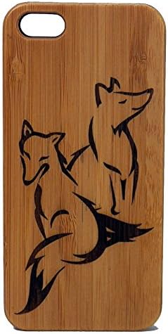 Fox Case for iPhone 6 or iPhone 6S | iMakeTheCase Eco-Friendly Bamboo Wood Cover | Foxy Couple Best Friend Animal