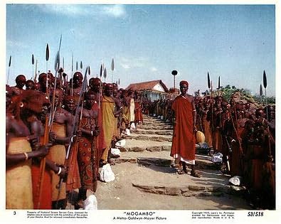 MOGAMBO Original US 8X10 Lobby Card African Tribe 1953# 3