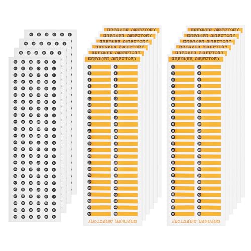 Autocollants de panneaux électriques pour identifier facilement les fusibles de la maison
