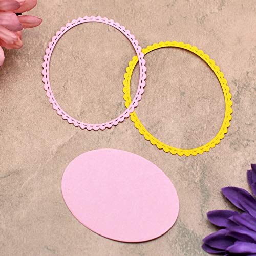 KWELLAM Fustelle per fustelle ovali in metallo, di...