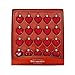 Kurt Adler Petite Treasures Mini Red Heart Ornament, Set of 20