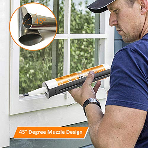 21 Pcs Perfect Caulking Finisher Kit - Caulk Nozzle Applicator - Stainless Steel Sealant Caulking Finishing Tool Kit for Kitchen Bathroom Window, Sink Joint - Thumbnail 2