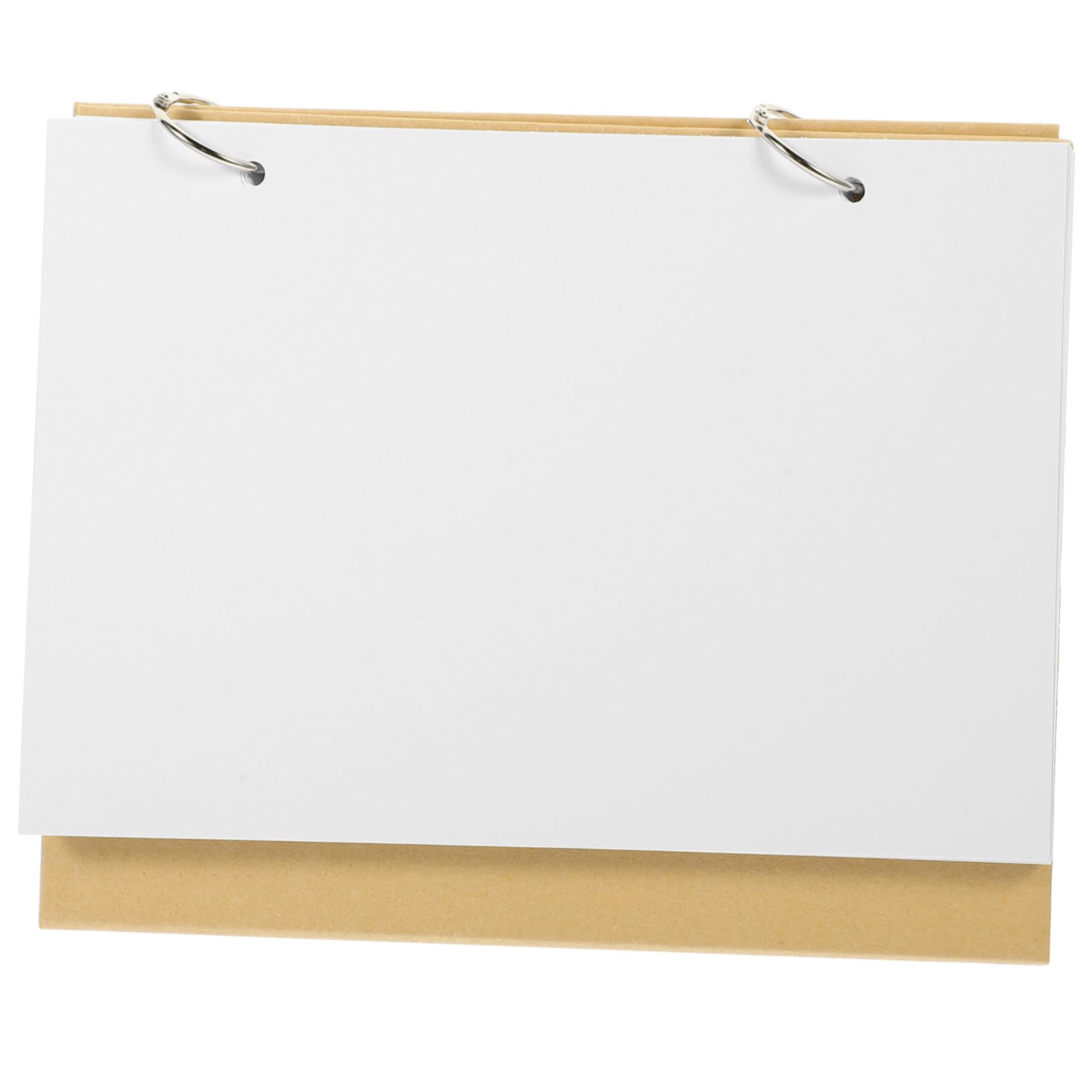 SEWACC 5stücke Diy Stehender Blanko Tischkalender Handgemachter Graffiti Schreibtischkalender Aus Karton Mit Kraftpapier-cover Für Kreative Büroorganisation Und Heimdekoration