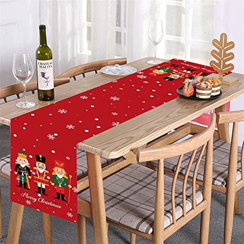 Chemin de table de table de Noël polyester motif Casse-Noisette