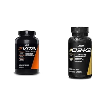 JYM Supplement Science Vita JYM Multivitamin, D3 & K2 Bone and Cardiovascular Support 60 Tablets