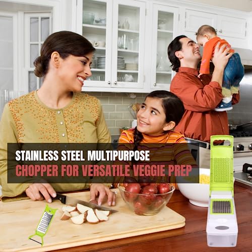 Pro Series -13 In One Vegetable Chopper Cutter Slicer Vegetable Cutter For Kitchen Gadgets Cheese Grater Grape Cutter Veggie Chopper Onion Chopper Salad Chopper Graters For Kitchen Manual Food Chopper #TOP6