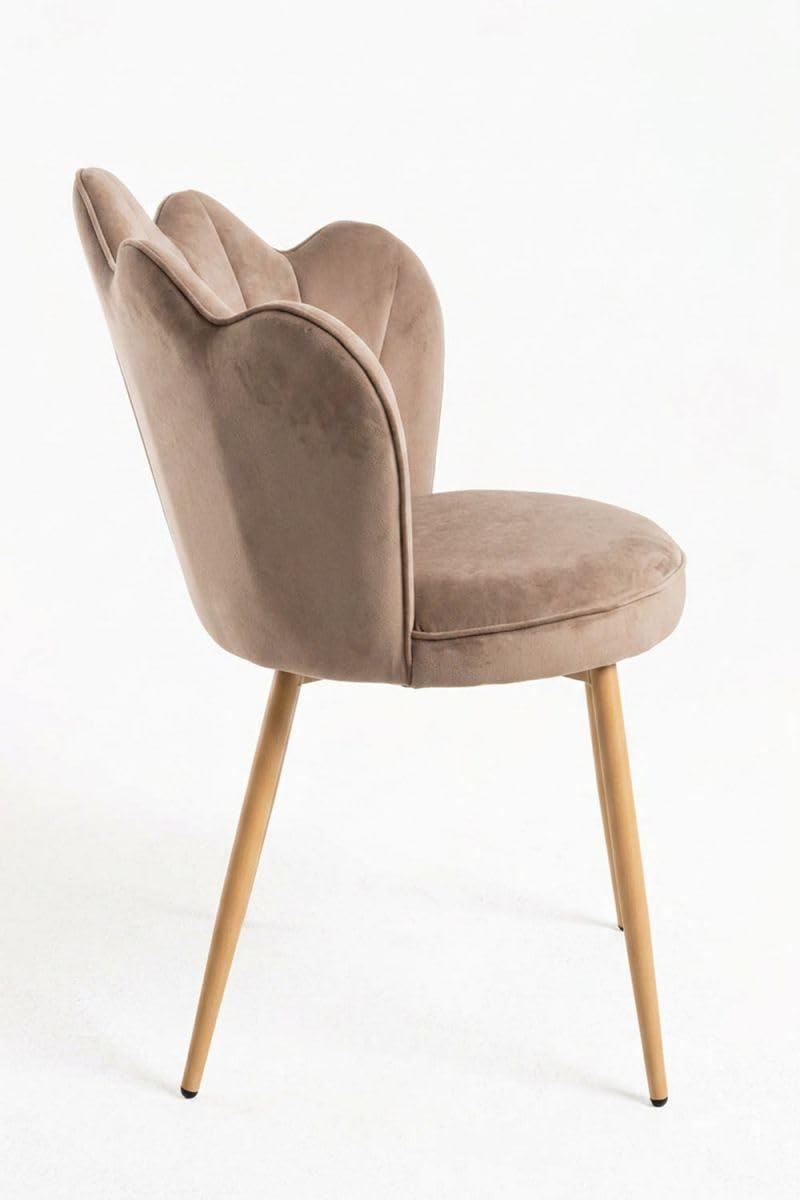 Regalos Miguel - Sillas Comedor - Silla Liaka Terciopelo - Taupe
