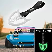 Vista 7 de Q1-TECH, JDM Tsurikawa Anillo japonés de metro, tren, autobús, mango de coche, cuerno de diablo, mango de corazón roto, correa de mano, anillo