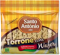 SANTO ANTONIO ALIMENTOS TORRONE C/WAFFER PCT 200G