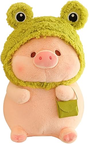 Almohada de peluche de cerdo de 15.7 pulgadas, delicada y encantadora muñeca de peluche de cerdo de simulación para familiares, amigos, novias y