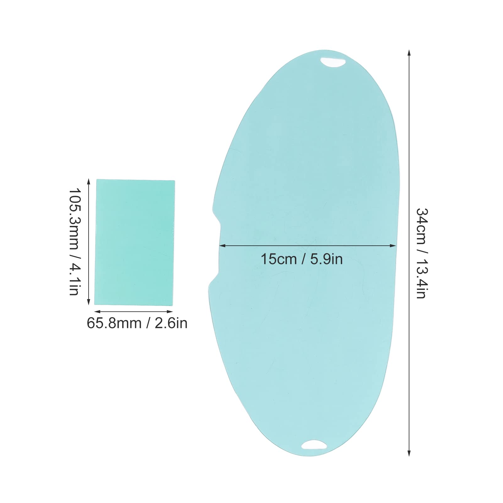 Mavaol Polycarbonate Welding Helmet Lens Replacement Set, Impact, Auto Darkening, Clear Inner and Outer Lenses, 5 Pack for Professional and DIY Welders