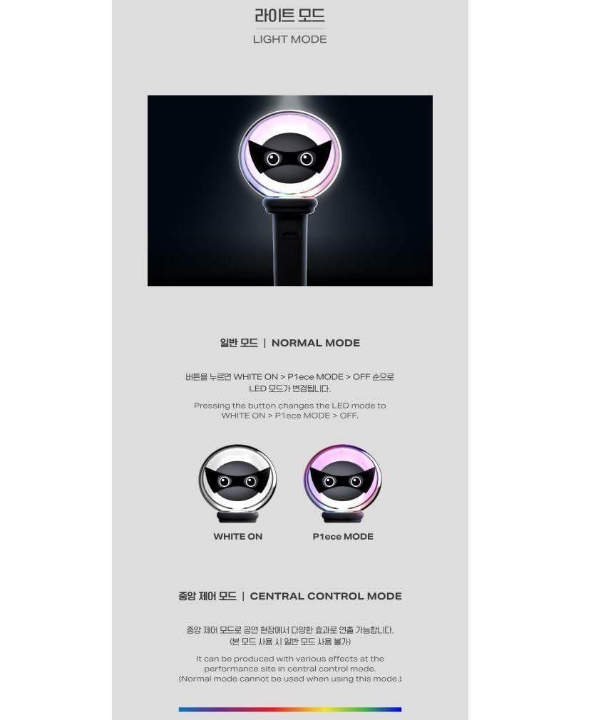 P1Harmony Official Light Stick Ver.2 (via DHL Express)