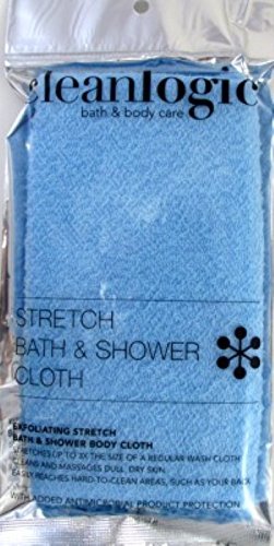 Clean Logic Stretch Bath & Shower Cloth (6 Pack) by Cleanlogic