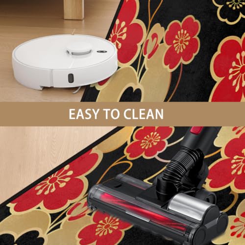 Tapis de cuisine japonais antidérapant et absorbant doux