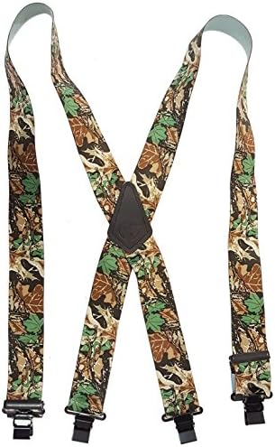 ADVANTAGE CAMOUFLAGE - USA MADE CUSTOM SUSPENDERS - 2" WIDE - STRONG METAL CLIPS - 17044-54"