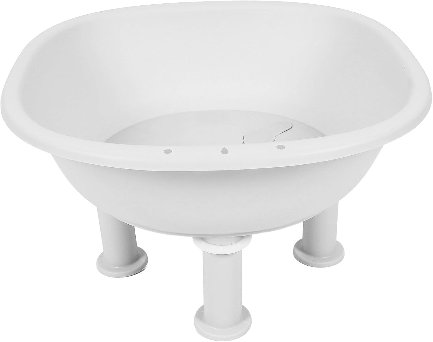 Sitz Bath, Sitz Bath for Hemorrhoids, Foldable Sitz Bath Seat, Sitz Bath for Toilet Seat, Postpartum Care, Perineum Relief, Anti Slip Sitz Bath Tub, Sits Bath Kit for Women (White)