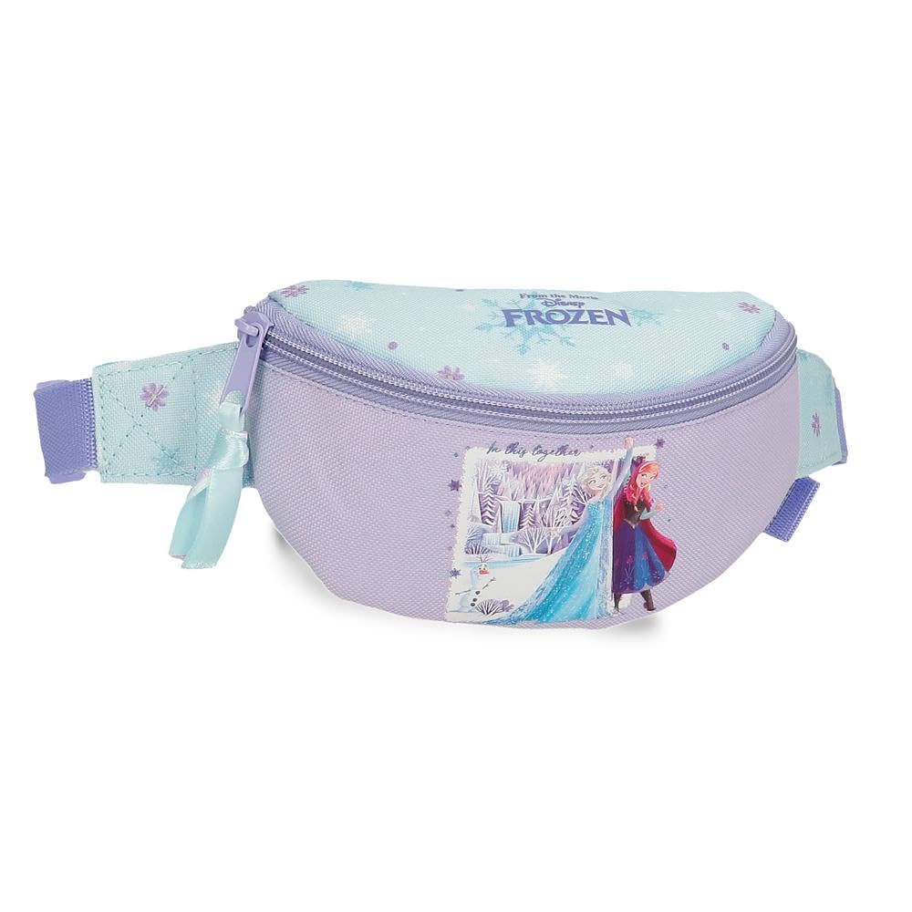 Joumma Disney Frozen in This Together Riñonera Lila 27x11x6,5 cm Polyester
