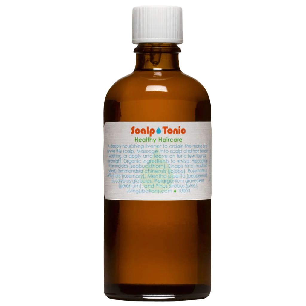 Living Libations - Organic Hair & Scalp Tonic | Natural, Wildcrafted Clean Beauty (1 fl oz | 30 ml)