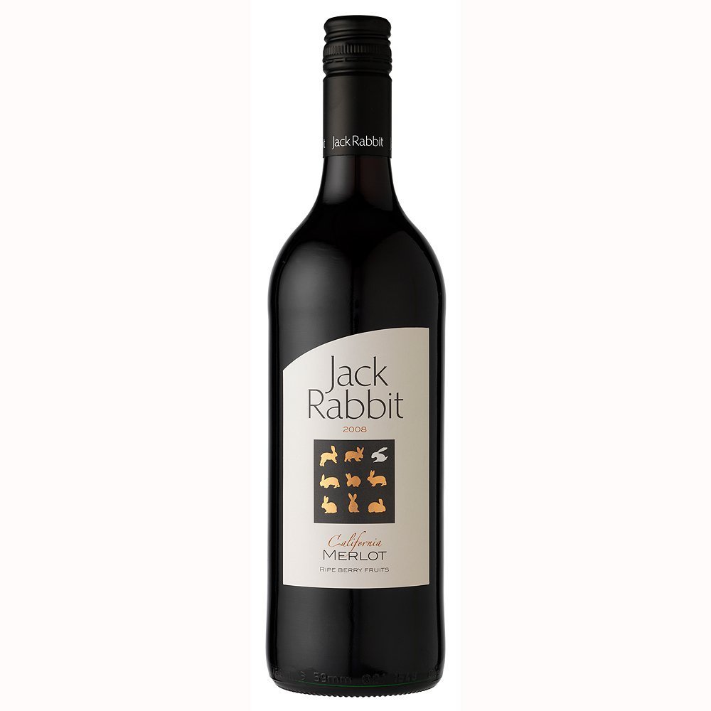 Jack Rabbit Merlot Californian Red Wine (6 x 75cl Bottles)