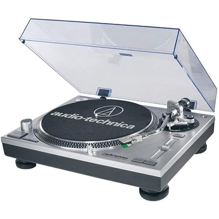Audio-Technica AT-LP120-USB Direct-Drive Professional Turntable (USB & Analog), Silver
