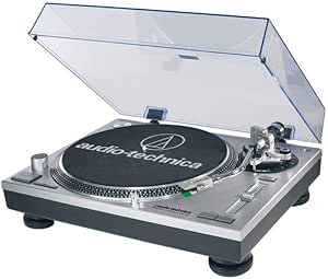 Audio-Technica AT-LP120-USB Direct-Drive Professional Turntable (USB &amp; Analog), Silver