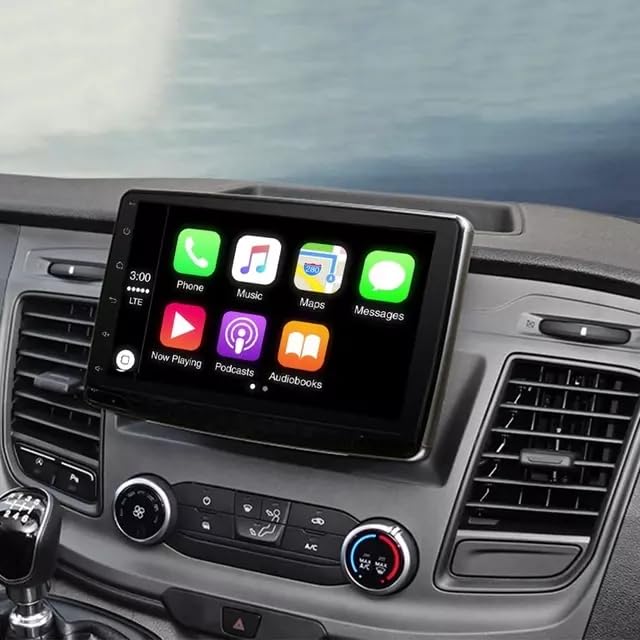 Android bilstereo Car Radio Stereo for Ford Transit 250 350 Cargo (2018 2019 2020 2021 2022 2023 2024) Head Unit Replacement Stereo Upgrade Wireless CarPlay/Android Auto,32G,GPS,WiFi,10''