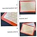 SOLUSTRE Silicone Baking Mat Sheet Reusable Nonstick Bakeware for Cookies Bread Pastry Easy to Clean for All Baking Needs