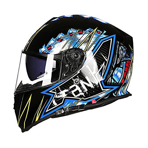 Casque moto modulable ECE double visière anti-buée pour scooter et cruiser