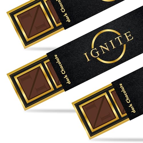 Image of MBDH Wellness Ignite Chocolate Bars (3 Box) | Dark Chocolate Bar To Improve Mood & Performance | Vitality, Arousal And Energy | Vegetarian, Gluten-Free For Men & Women, 370 Grams