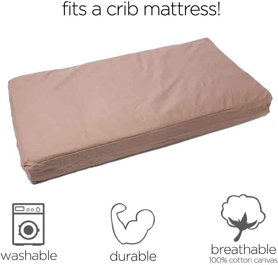 review Molly Mutt Huge Dog Bed Cover - Wild Horses Print - Measures 27”X 52”X 5’’ - 100% Cotton - Durable - Breathable - Sustainable - Machine Washable Dog Bed Cover
