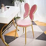 silla zaha hadid Tela de Terciopelo, Toque Bien, Y Cómodo. el Asiento Y la Espalda Acolchados Gruesos Pueden Ofrecer un Soporte Cómodo Durante Su Trabajo Diario en Casa.