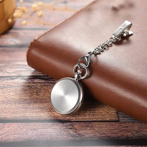 Avaner Clip on Hanging Lapel Watch, Nurse Fob Watch, Analog Quartz Pocket Watch with Pulsometer Scale and Luminous Hand - Image 6