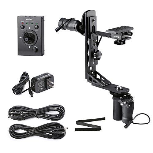 Movo Photo Mgb-5 Aluminum Motorized 360° Pan/Tilt Gimbal Head For Tripods & Jibs - Supports Cameras Up To 11 Lbs #TOP1