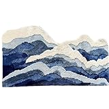 Gediio バスマット 海柄 波 ブルーオーシャン 滑りにくい バスルーム ラグ 超吸水性 フロアマット ホーム用 ドアマット ベッドルーム リビングルーム キッチン