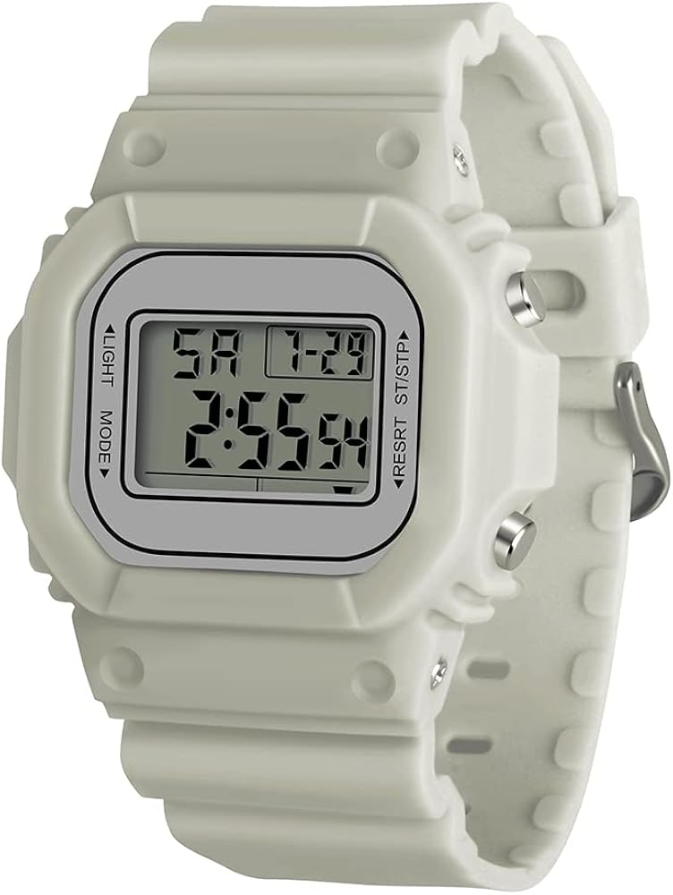 Digital Watch for Men Women Waterproof Outdoor Military Sports Timer Multifunctional Wristwatch Classic Design Easy to Set and Read Alarm Stopwatch