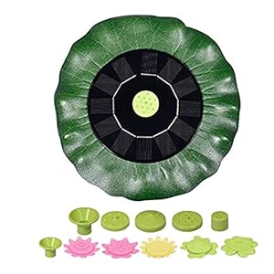 Solar Fountain Bird Bath Fountain Solar Floating Outdoor Fountain Lotus Pomp van het Water voor Bird Bath Vijver Pool…