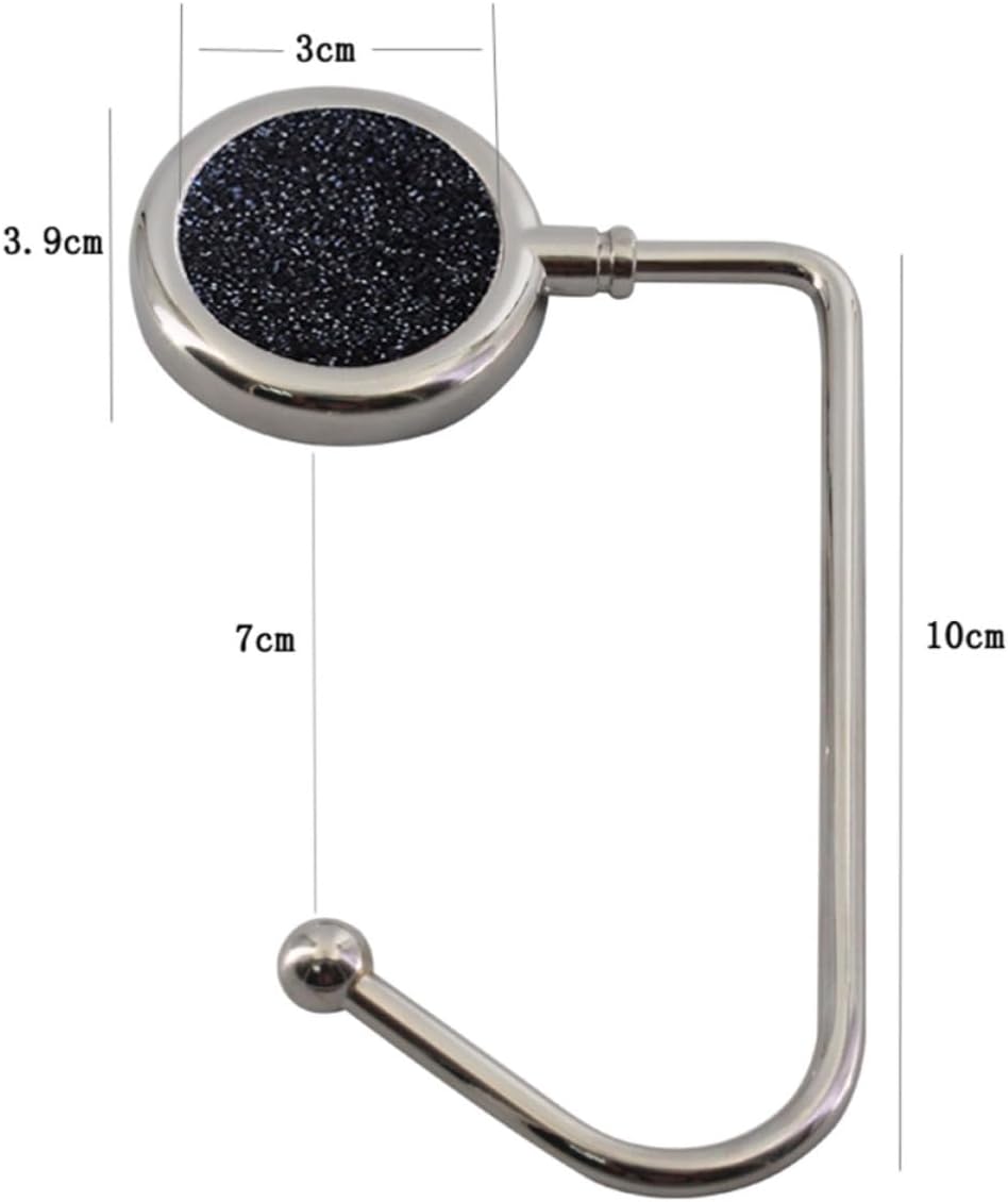 Ciieeo 2pcs Alloy Bag Hook Desktop Handbag Hanger for Purse and Backpack image 2